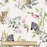 Printed Cotton THEMADA Off-White / Green Multicolored